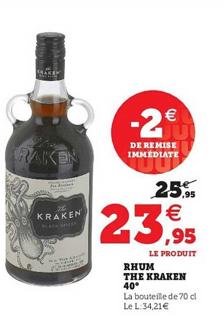 rhum the kraken 40°
