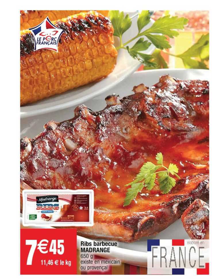 Ribs Barbecue Madrange
