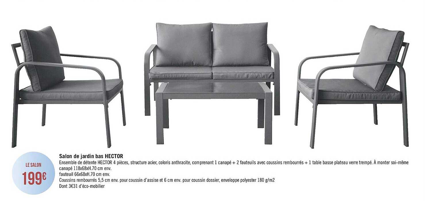 salon de jardin bas hector