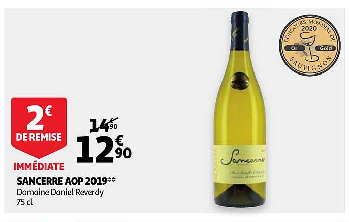 sancerre aop 2019 domaine daniel reverdy