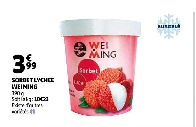sorbet lychee wei ming