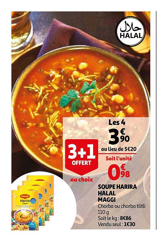 Soupe Harira Halal Maggi