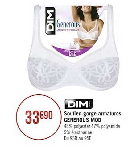 soutien-gorge armatures generous mod dim