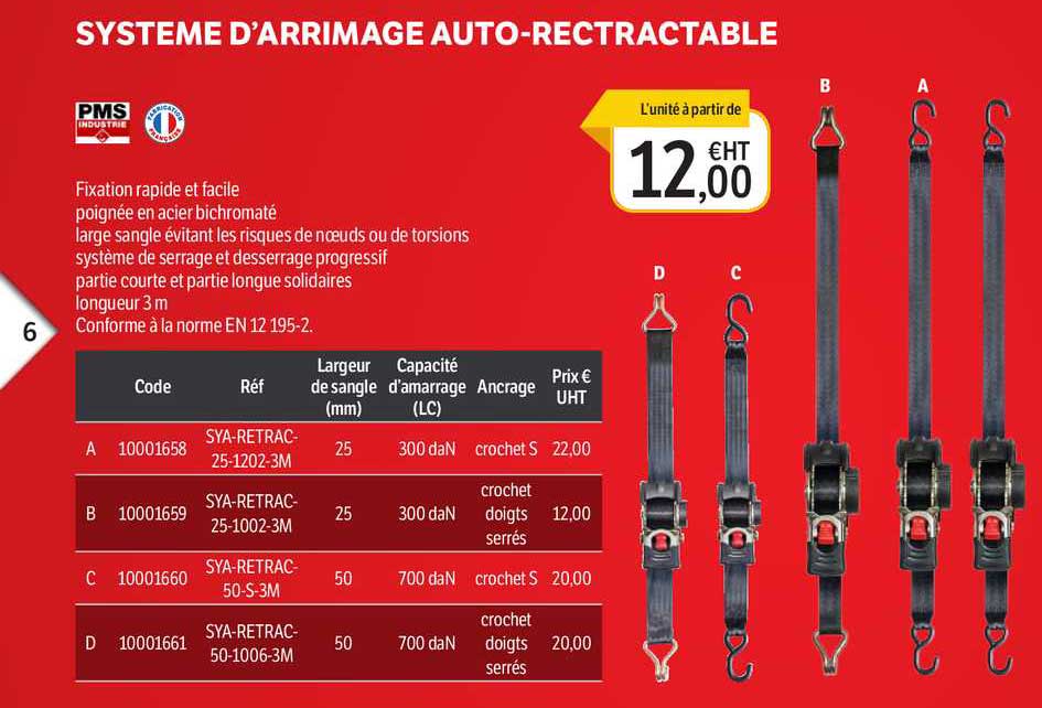 système d'arrimage auto-rectanctable