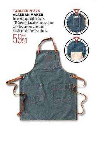 tablier n°325 alaskan maker