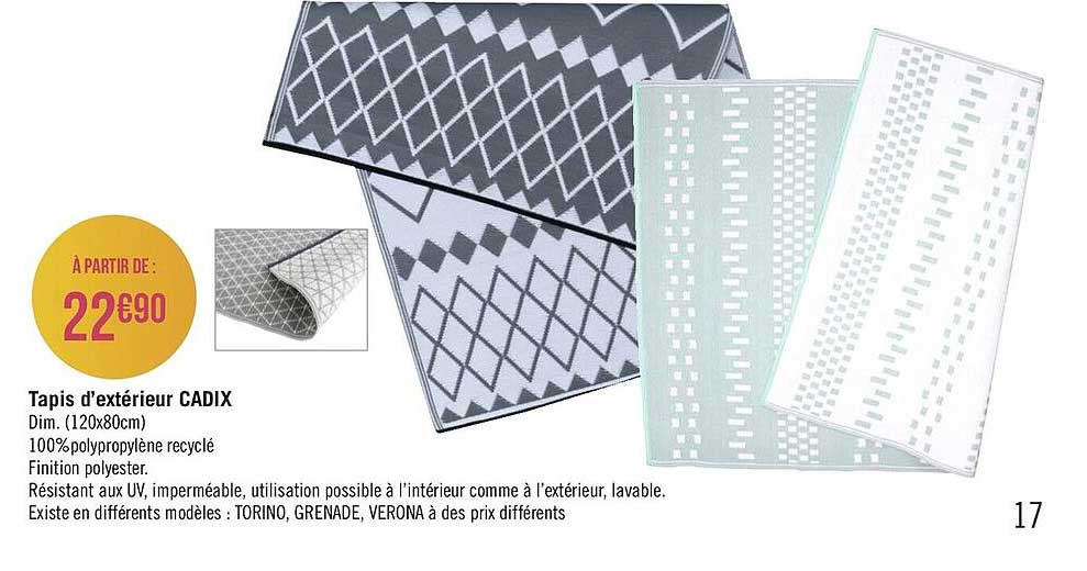 tapis d'extérieur cadix