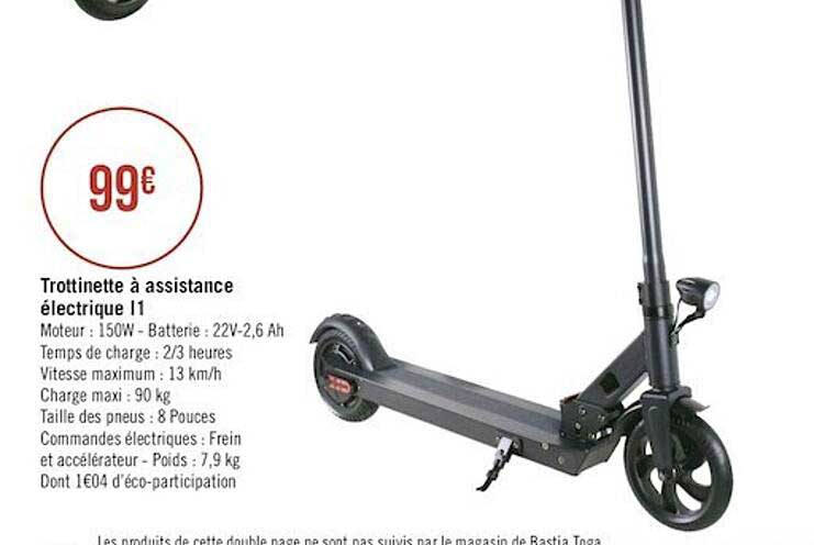 trottinette à assistance électrique