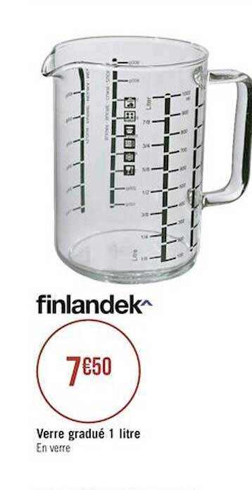 verre gradué 1 litres finlandek^