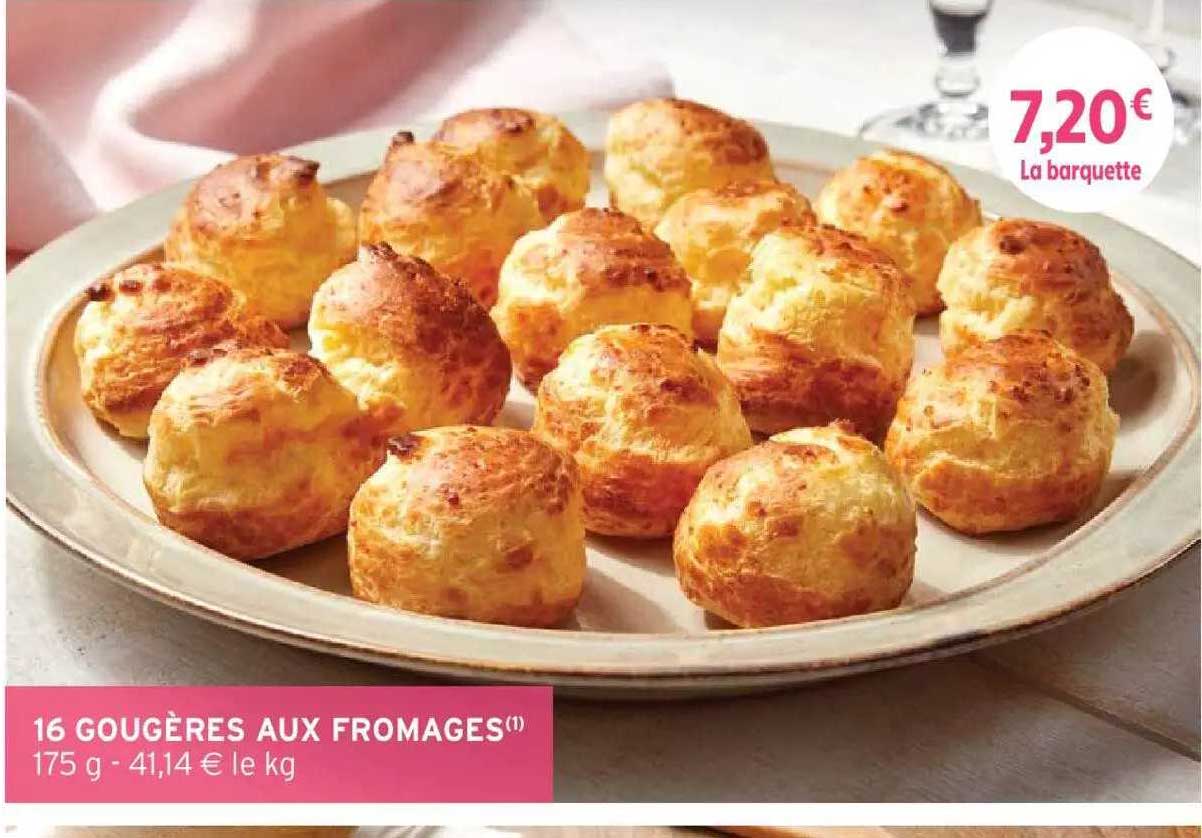 16 Gougères Aux Fromages