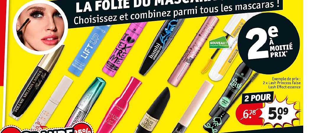 2 x lash princess false lash effect essence