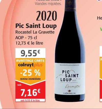 2020 pic saint loup