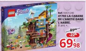 41703 la cabane de l'amitié dans l'arbre lego friends