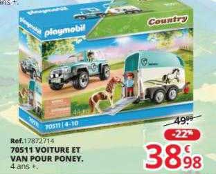 70511 voiture et van pour poney