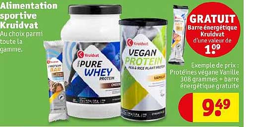alimentation sportive kruidvat