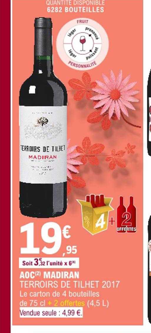 Aoc Madiran Terroirs De Tilhet 2017