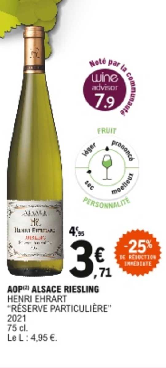 aop alsace riesling henri ehrart