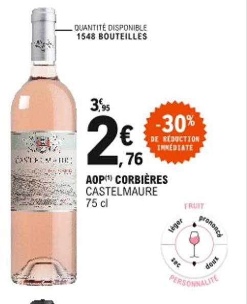 Aop Corbières Castelmaure -30% De Réduction Immédiate