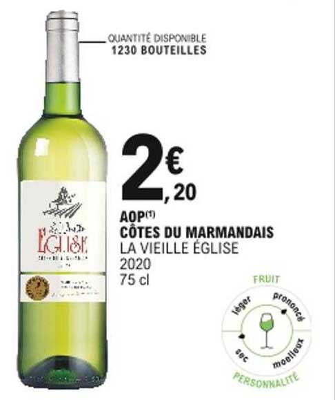 aop côtes du marmandais la vieilles église 2020