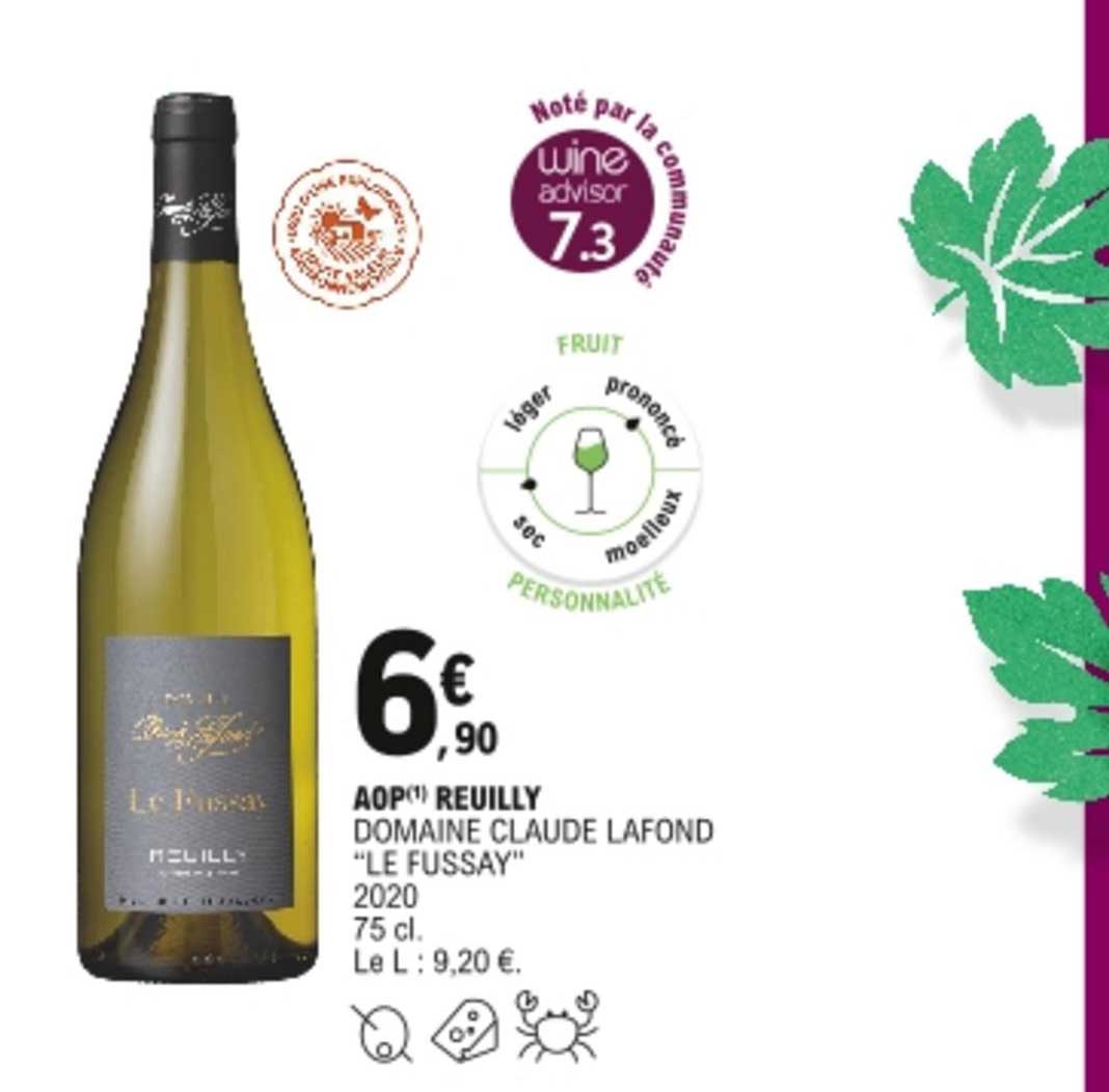 aop reuilly domaine claude lafond "le fussay" 2020