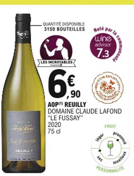aop reuilly domaine claude lafond le fussay