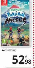 arceus légendes pokémon