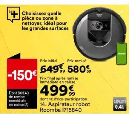 Aspirateur Robot Roomba I715840