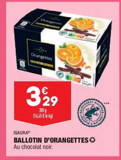 ballotin d'orangettes isaura