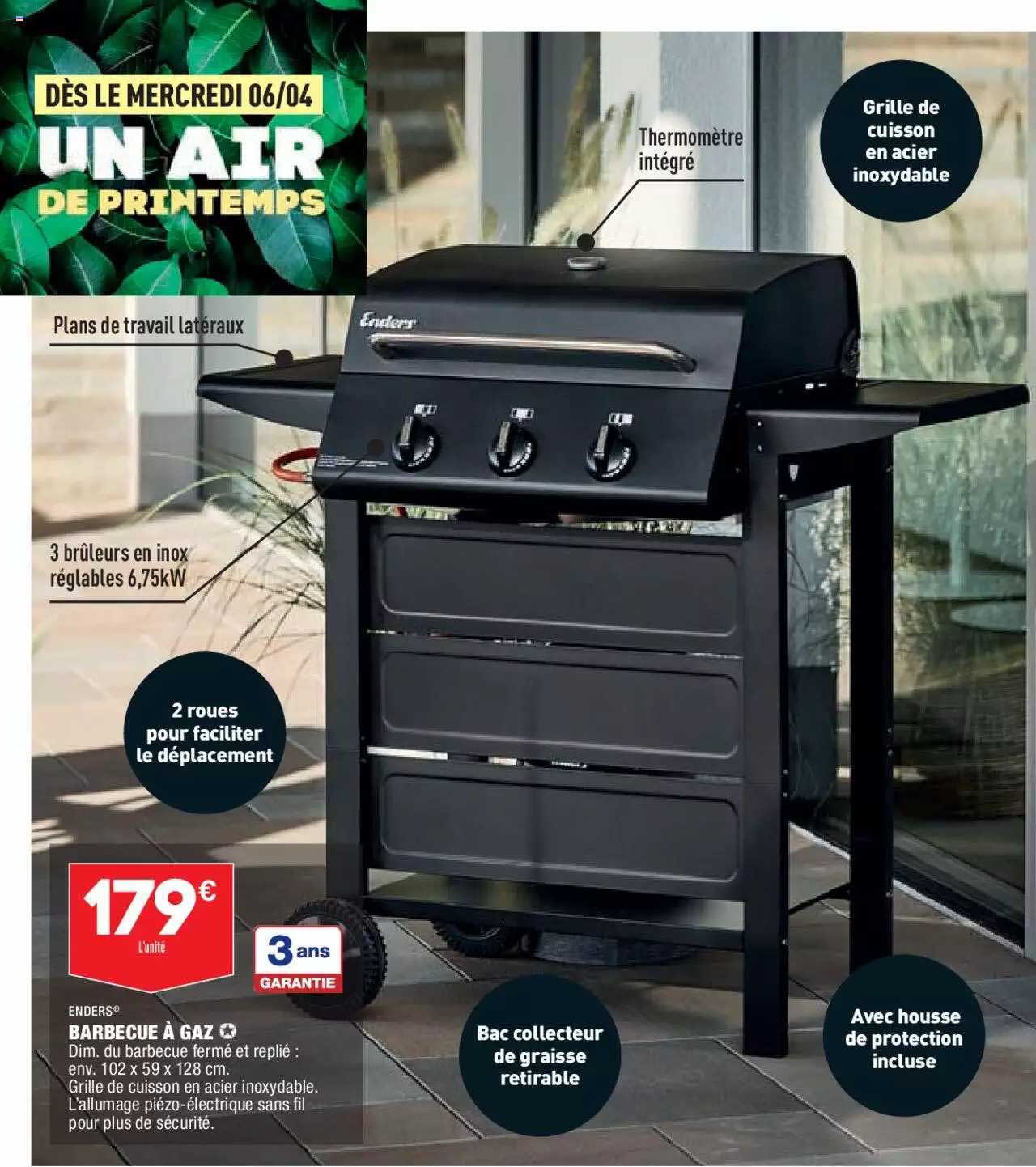 barbecue à gaz enders