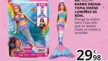 barbie dream-topia sirène lumières de rêve