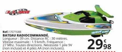 bateau radiocommandé