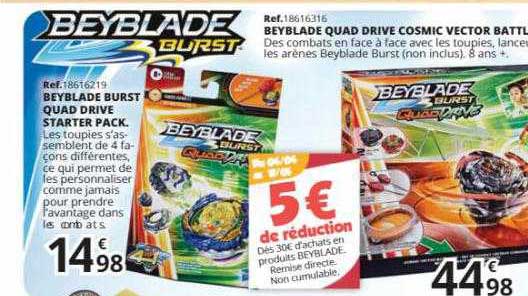 beyblade burst quad drive starter pack, beyblade quad drive cosmic vector battle