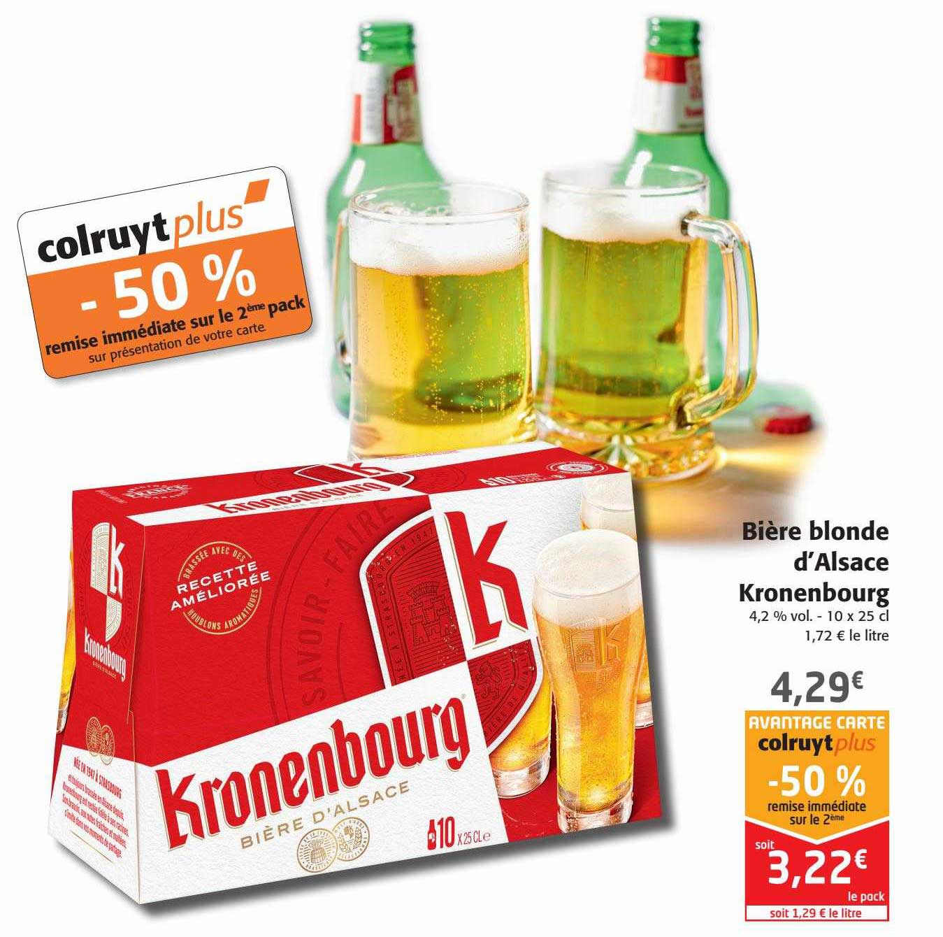 Bière Blonde D'alsace Kronenbourg