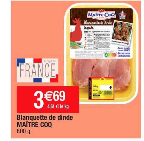 blanquette de dinde maître coq