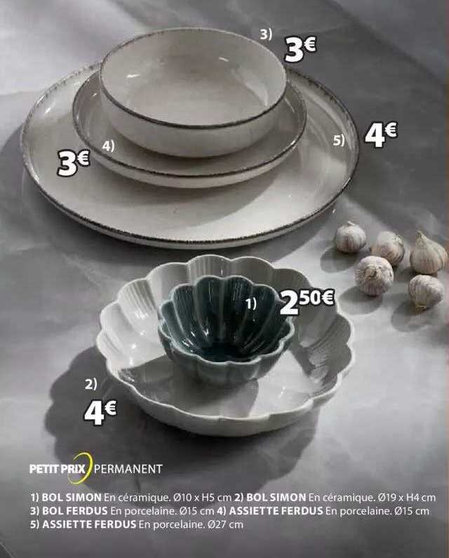 Bol Simon, Bol Ferdus, Assiette Ferdus