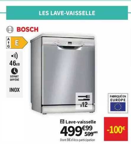 bosch lave-vaisselle