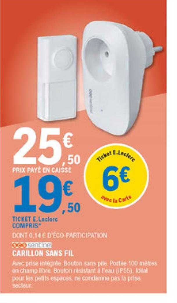 carillon sans fil sentinel