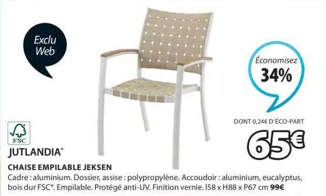 Chaise Empilable Jeksen