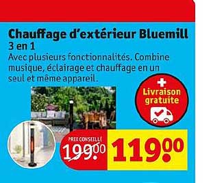 chauffage d'extérieur bluemill