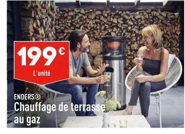 chauffage de terrasse au gaz enders