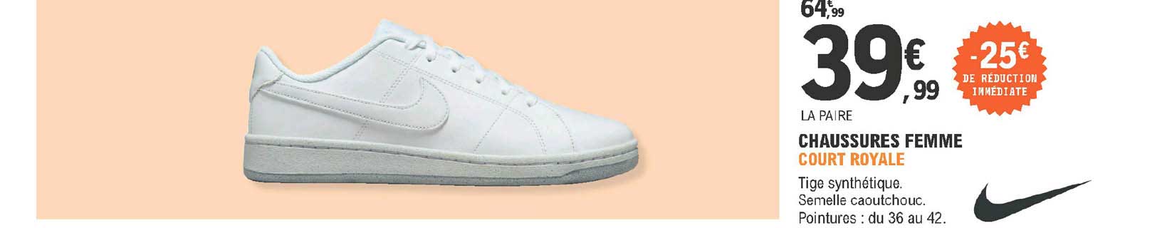 chaussures femme court royale