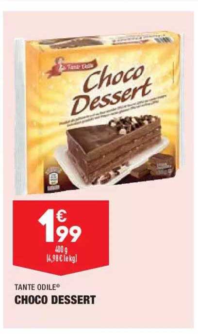 choco dessert tante odile
