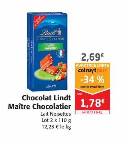 chocolat lindt maître chocolatier