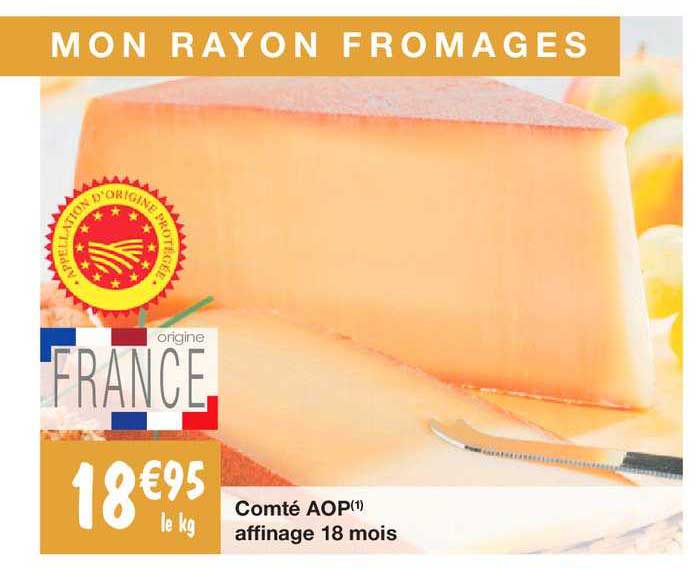 Comté Aop Affinage 18 Mois