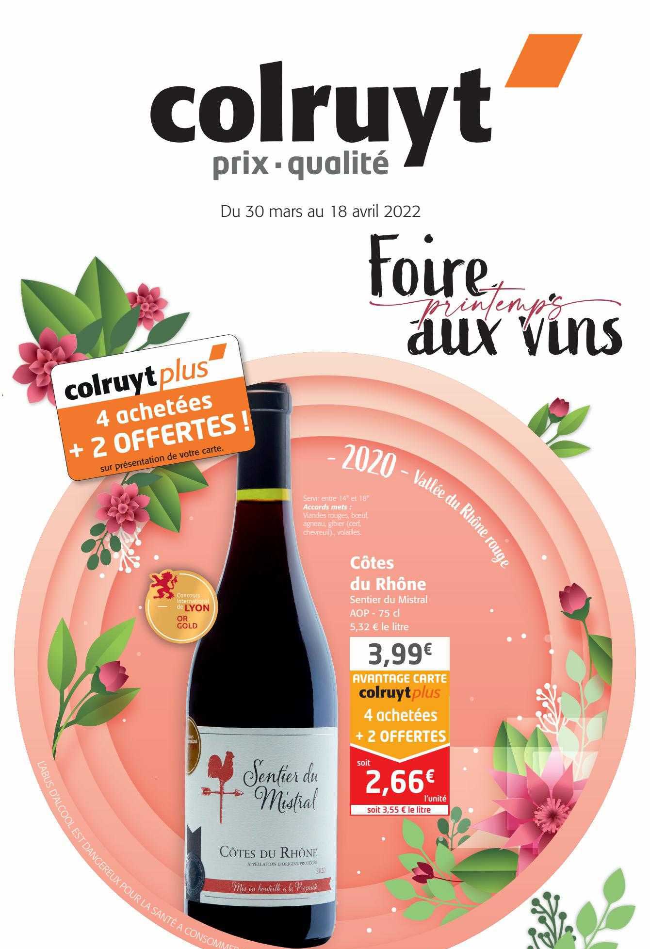 Côtes Du Rhône Sentier Du Mistral Aop