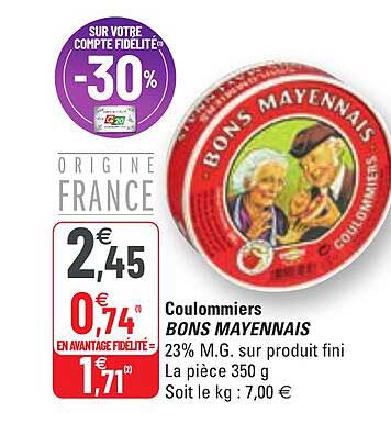 coulommiers bons mayennais