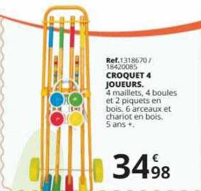 croquet 4 joueurs
