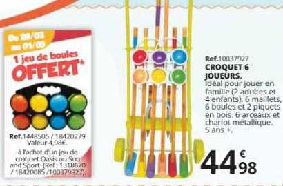 croquet 6 joueurs