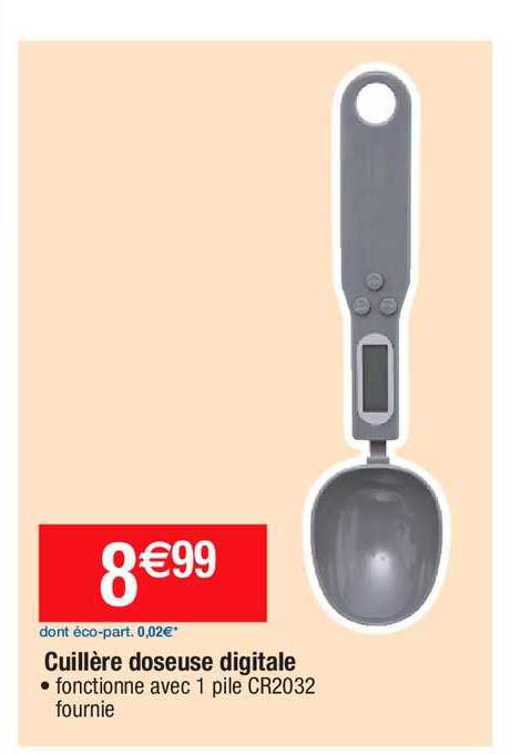 cuillère doseuse digitale