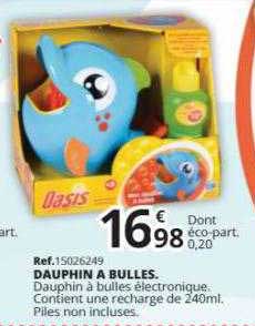 dauphin à bulles oasis