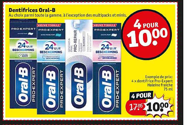 dentifrices oral-b